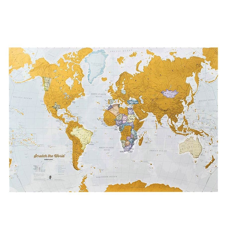 Scratch-Off World Map