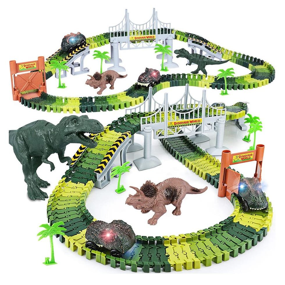 Dinosaur World Racetrack Playset