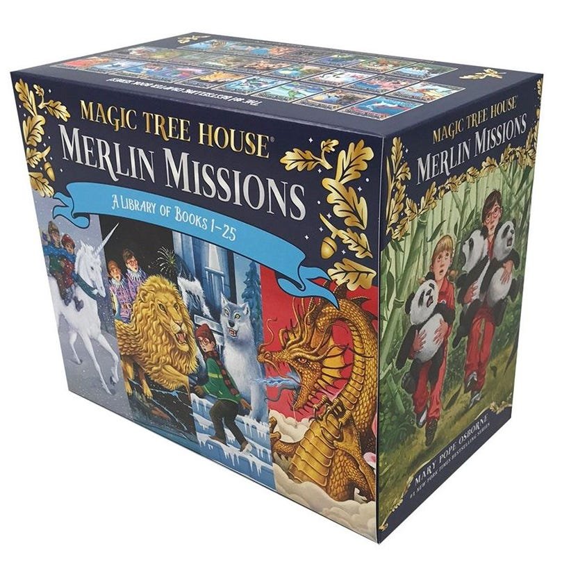 “Merlin Missions” by Mary Pope Osborne Box Set