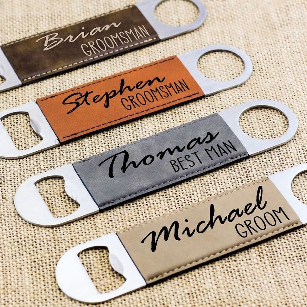 Personalized Bottle Opener for Groomsmen