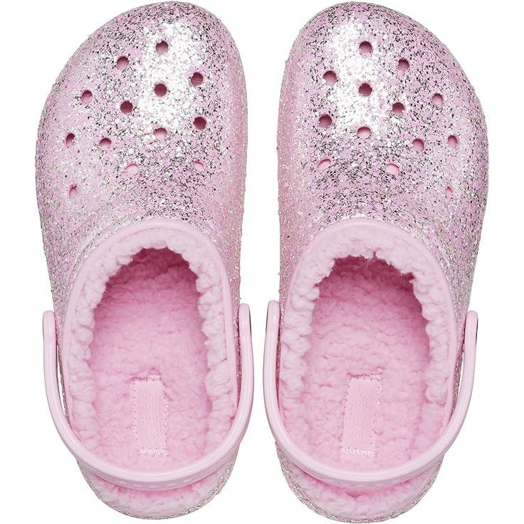 Classic Lined Glitter Clog