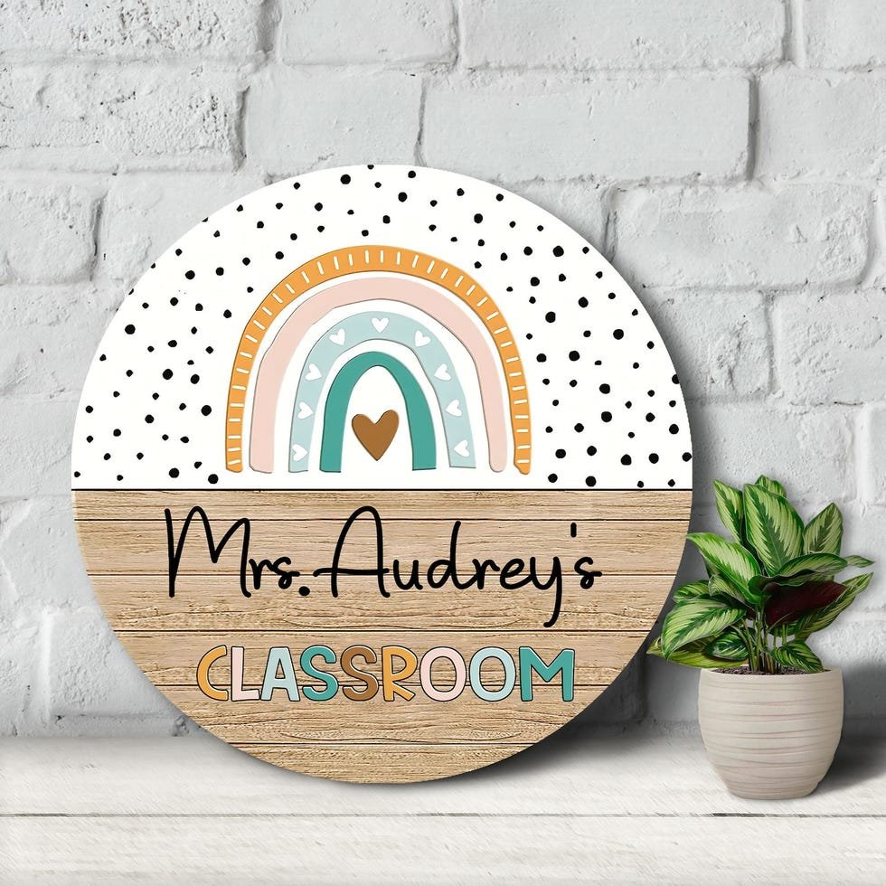 Personalized Classroom Wooden Sign