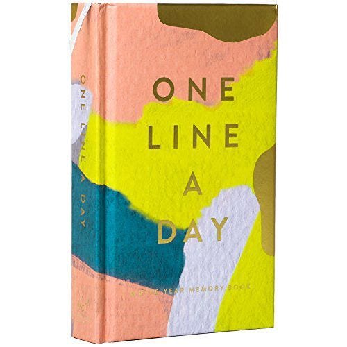 Modern One Line a Day: A Five-Year Memory Book