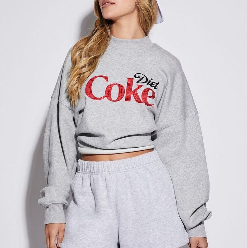 Rhinestone Diet Coke Graphic Pullover