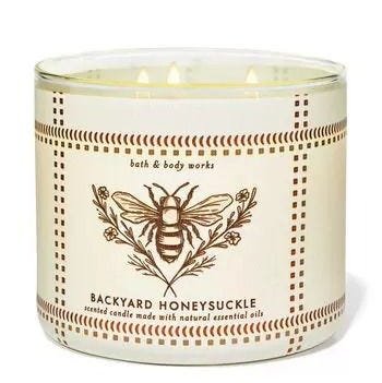 Backyard Honeysuckle 3-Wick Candle