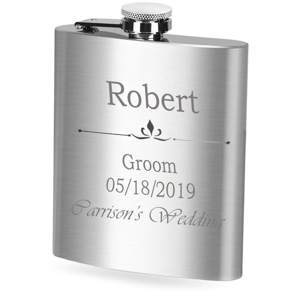 Stainless Steel Engraved Flask