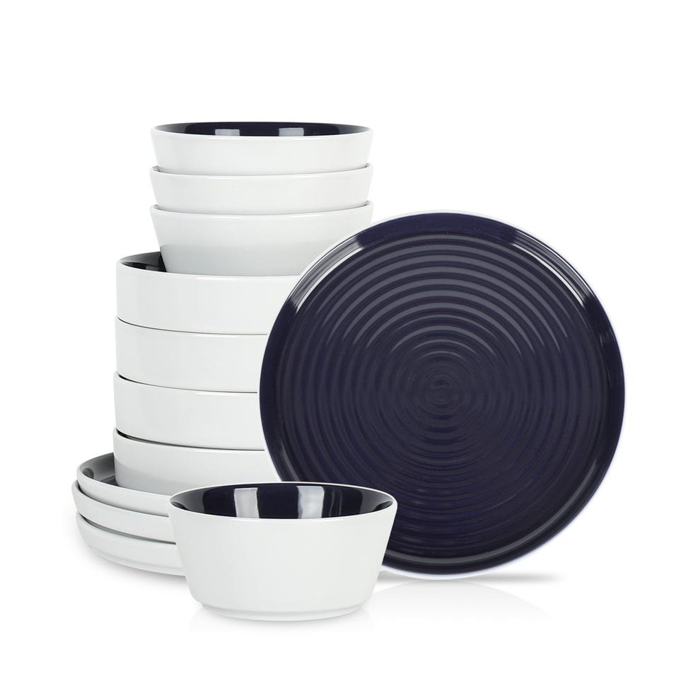 Elica 12-Piece Modern Dinnerware Set