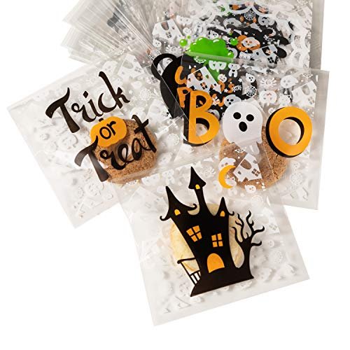 Self-Adhesive Cellophane Treat Bags (150-Pack)