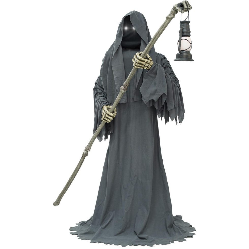 Motion-Activated 6-Foot Ghostly Guide Animatronic