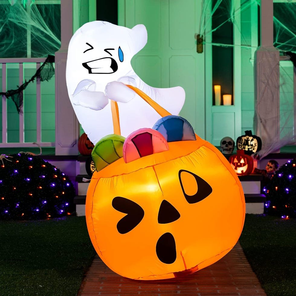 5-Foot Halloween Inflatable Cute Ghost Halloween Decor